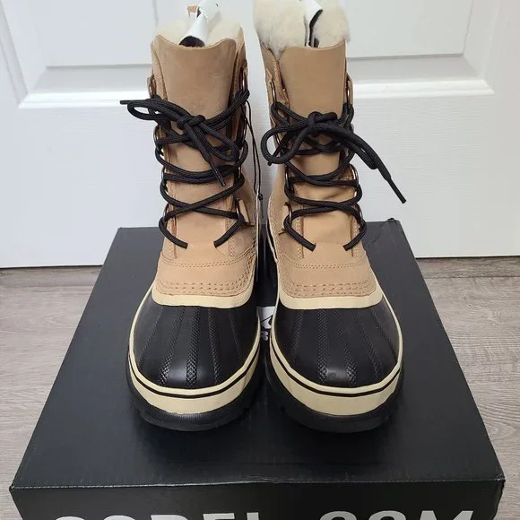 Sorel Caribou Winter Snow Boots New in Box Size 6 - Picture 2 of 7